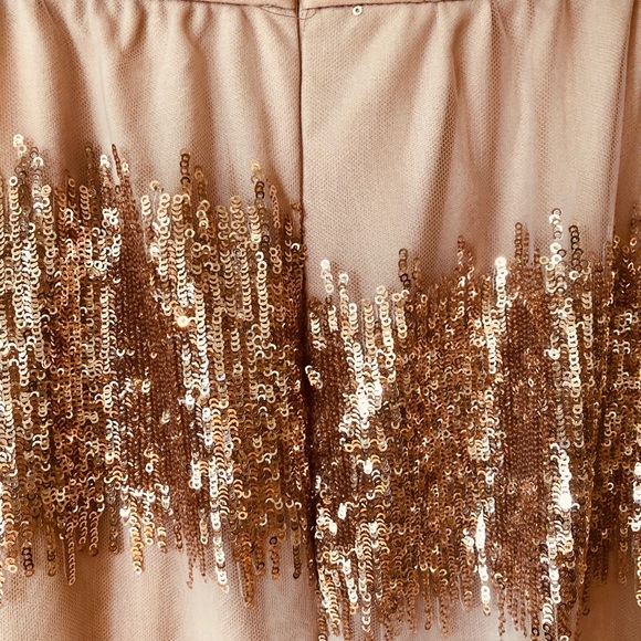 NWT Anthropologie Rose Gold Tulle/Sequenced Skirt - Picture 5 of 5